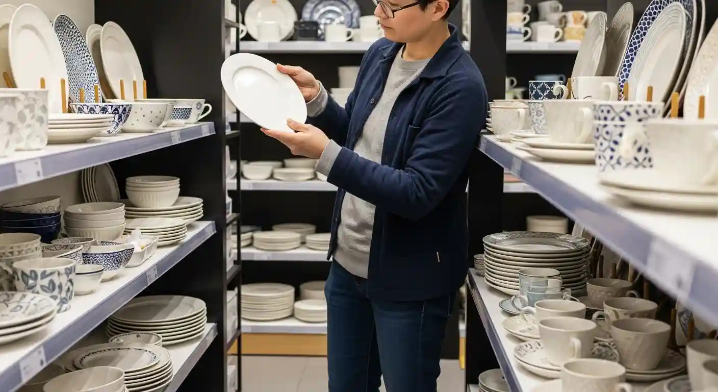 crockery shopping