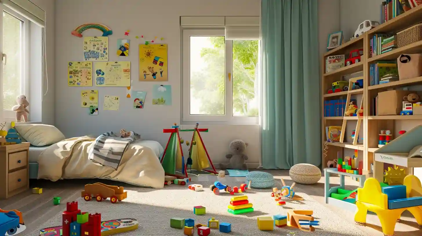 colorful bedding
