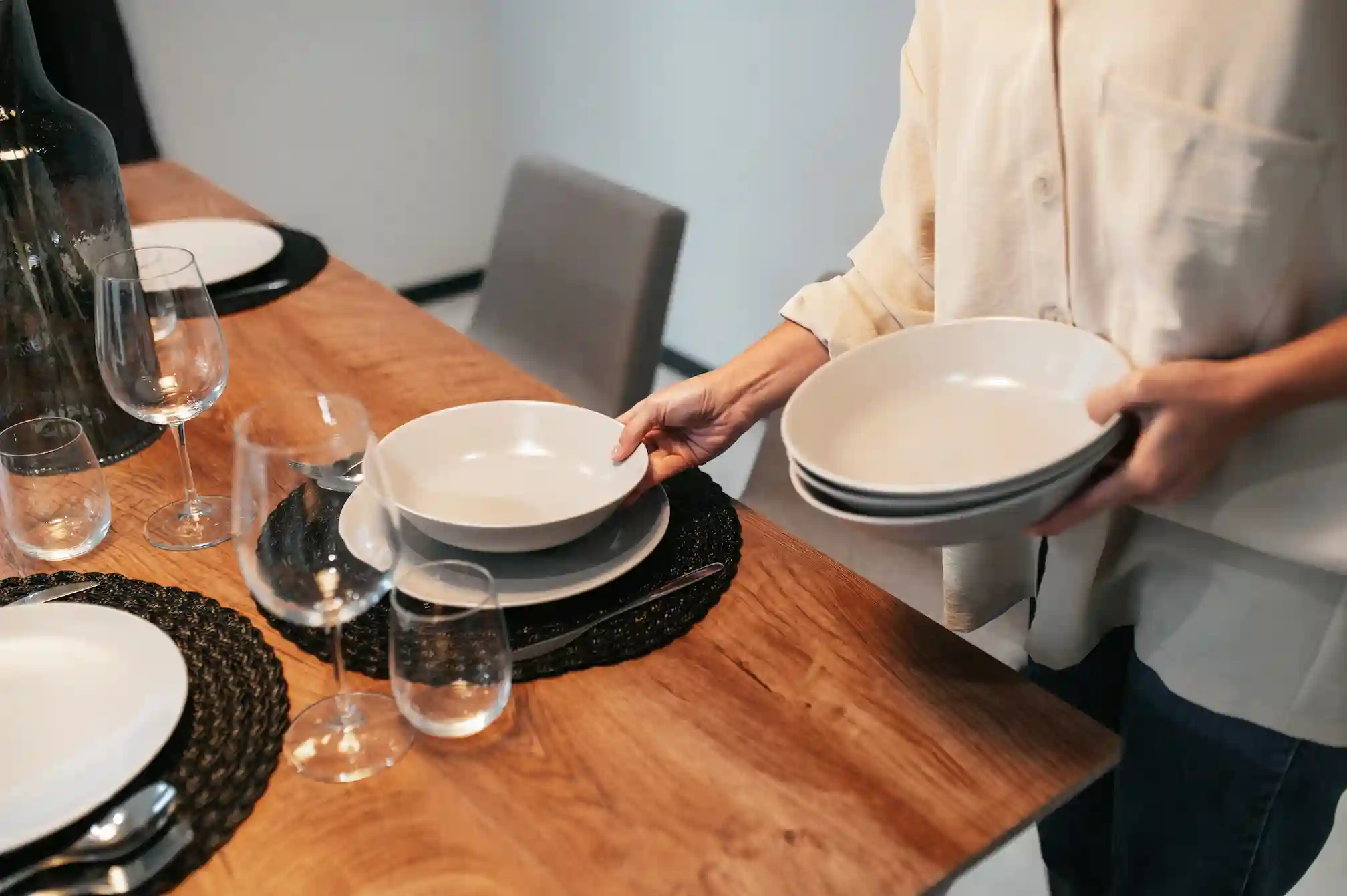 display crockery 
