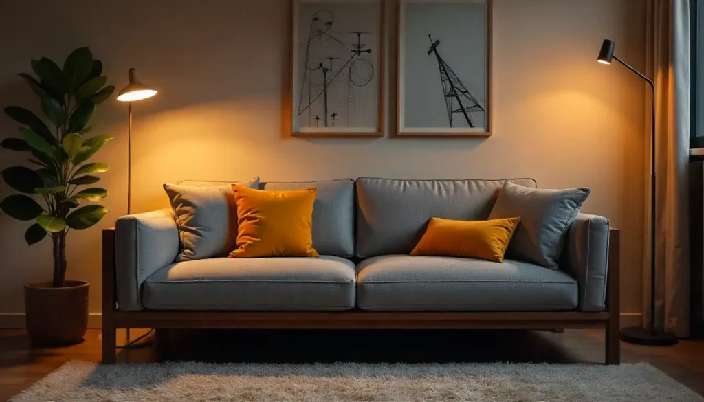 Wooden Sofa Decor 