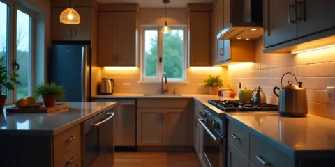 indoor kitchen lightnin for moderan lights