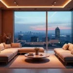 indoor living area lightning