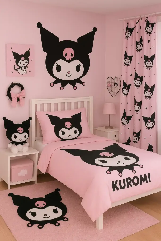 Kuromi aesthetic room