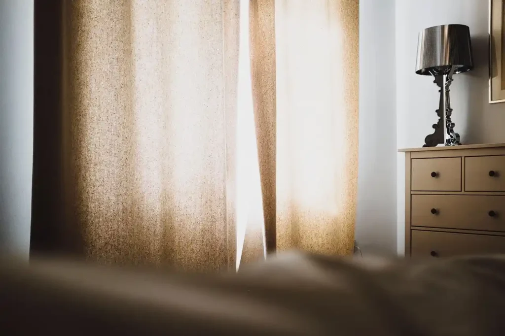 bedroom curtains