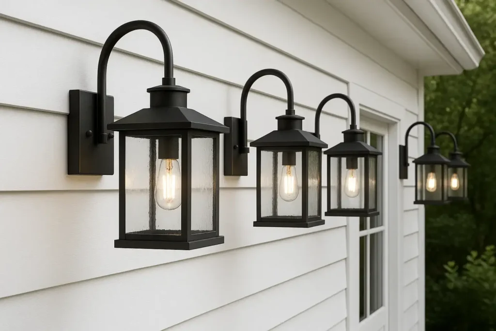 clean outdoor lights