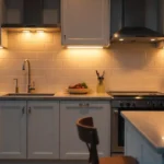 under cabinate lighting idea